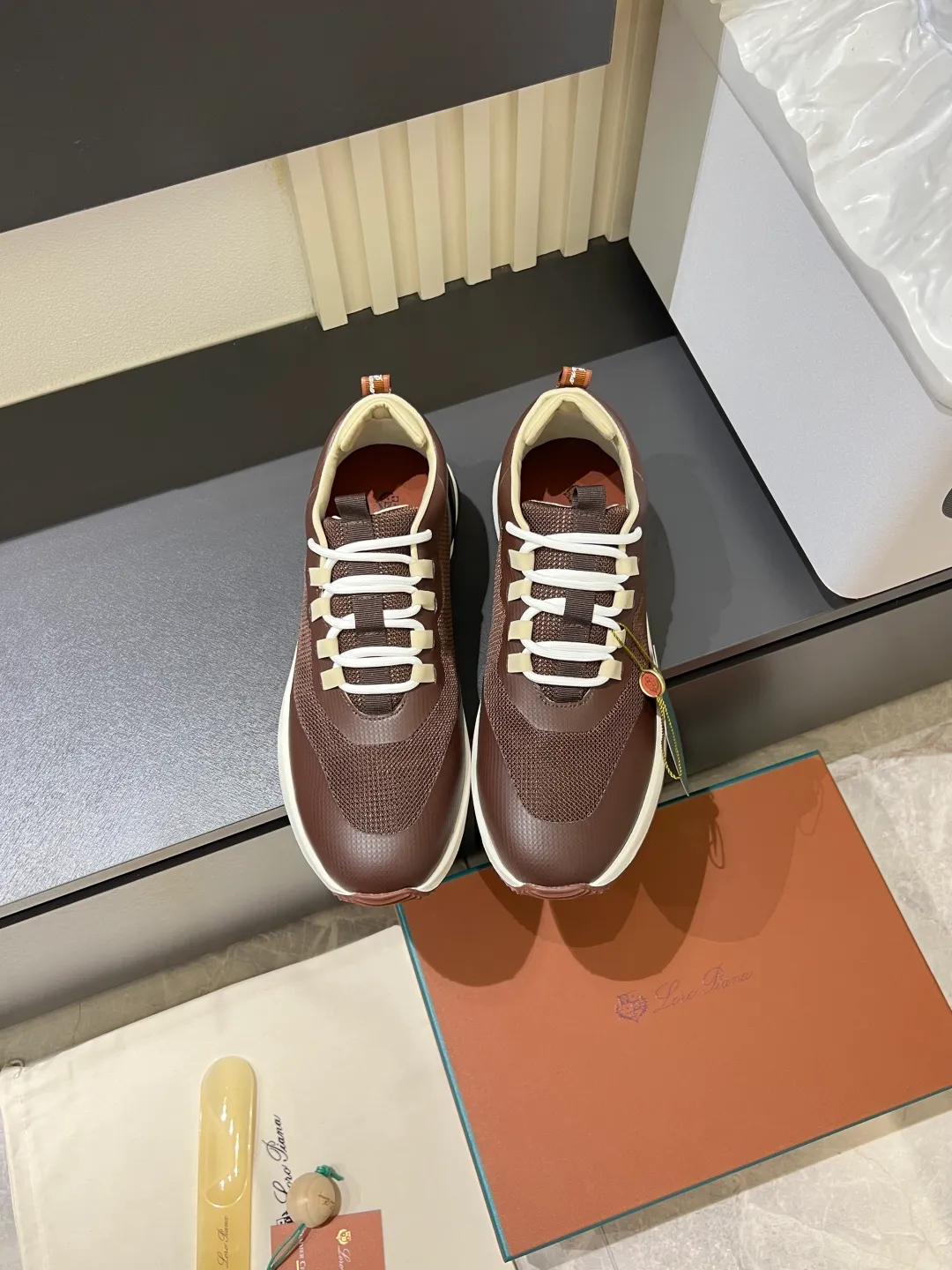 Men's men's shoes 💰p480 Loro men's shoes 💰piana niche classic jogging shoes, men's lace-up casual shoes and sneakers, high-quality lightweight and comfortable fabrics, suitable for outdoor leisure, the color scheme is young and energetic, and it looks great with sportswear or casual suits! Size: 38-44 (45 customized)